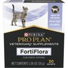Pro Plan Veterinary Diets FortiFlora Powder Probiotic Digestive Supplement for Cats, 30 count