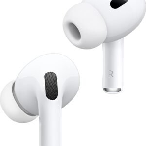 Apple AirPods Pro (2nd Gen) with MagSafe Case USB-C, Active Noise Cancelling, Adaptive Audio, Person