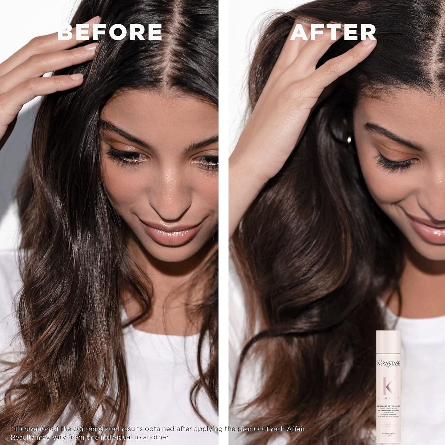 kerastase fresh affair dry shampoo for all hair types instantly absorbs excess oil on scalp and hair with fine fragrance and a lightweight formula, silicone free kerastase fresh affair dry shampoo for all hair types instantly absorbs excess oil on scalp and hair with fine fragrance and a lightweight formula, silicone free