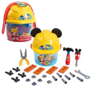 Disney Junior Mickey Mouse Handy Helper Tool Bucket 25-pieces Kids Toys Ages 3 up