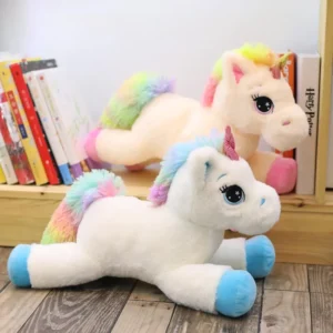 40cm 60cm 80cm Rainbow Unicorn Plush Toys Kawaii
