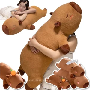 60cm-100cm Giant Capybara Plush Toy Pillow Stuffed Animal Angel Wings