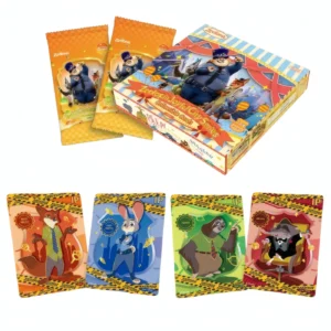 Disney Zootopia Card Joyful City Series Anime Collection Cards Flash Card Gifts