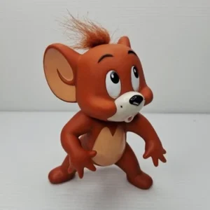 Vintage Tom & Jerry Figures x2 Wind-Up Jerry Mouse x1